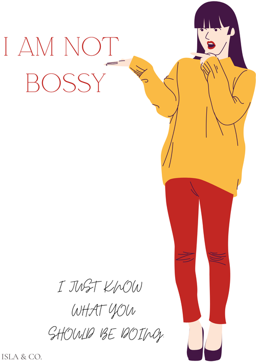 I Am Not Bossy Tote